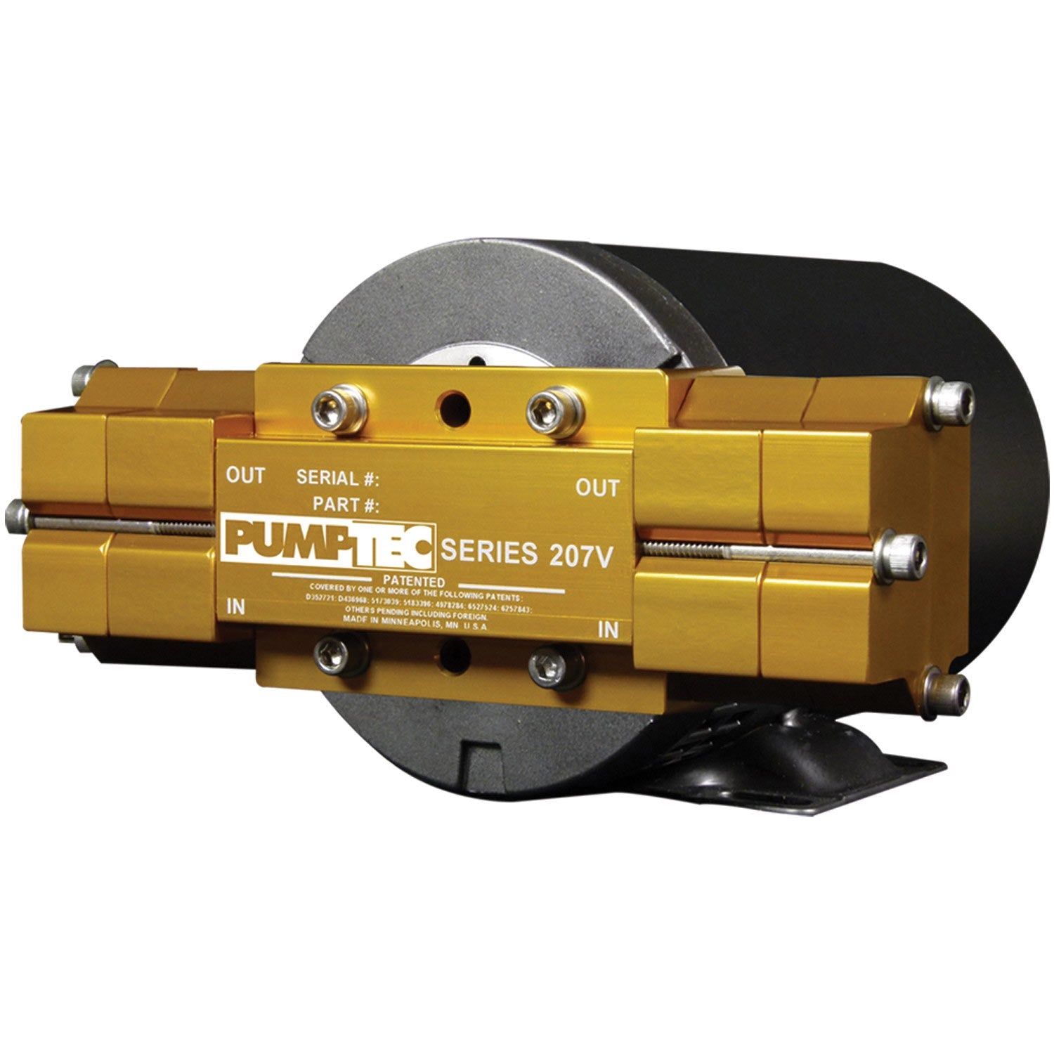Pumptec 80134 Pumptec Pump Motor Set, 112V-085/M70, 120V, Buna, M-Valve, 4 - 1/ ...
